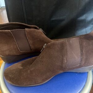 Aerosoles Brown Suede Booties